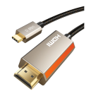 Кабель-адаптер с оплёткой CABLETIME USB-C — HDMI 2.1 (3 м) - фото 2